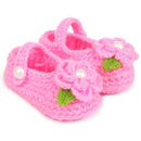 Baby Girls Shoes Handmade Crochet Booties-Pink-JadeMoghul Inc.