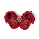 Baby Moccasins Shoes Baby Soft PU Leather Tassel Girls Bow Moccs Moccasin Bow First Walkers-RC-13-18 Months-JadeMoghul Inc.