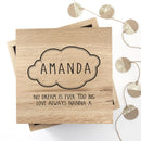 Personalized Keepsake Box Baby Name in Cloud Oak Photo Keepsake Box