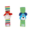 Baby rattle toys Garden Bug Wrist Rattle and Foot Socks Animal Cute Cartoon Baby Socks rattle toys 9% off AExp