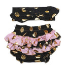 Baby Ruffle Bloomers cute Baby Diaper Cover Toddler fashion Summer girls Shorts Dot Gold printing Newborn Pants shorts kids-15-18M-JadeMoghul Inc.