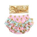 Baby Ruffle Bloomers cute Baby Diaper Cover Toddler fashion Summer girls Shorts Dot Gold printing Newborn Pants shorts kids-18-18M-JadeMoghul Inc.