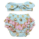 Baby Ruffle Bloomers cute Baby Diaper Cover Toddler fashion Summer girls Shorts Dot Gold printing Newborn Pants shorts kids-2-18M-JadeMoghul Inc.