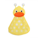 Baby Shower Bath Toys Little Duck Little Frog Baby Kids Toy Storage Mesh with Strong Suction Cups Toy Bag Net Bathroom Organizer AExp