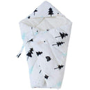 Baby Swaddle 90*90cm Baby Blanket Thick Warm Berber Fleece Envelopes For Newborns Infant Wrap Baby Bedding Sleeping-black tree-JadeMoghul Inc.