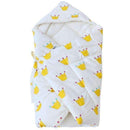 Baby Swaddle 90*90cm Baby Blanket Thick Warm Berber Fleece Envelopes For Newborns Infant Wrap Baby Bedding Sleeping-Yellow Crown-JadeMoghul Inc.