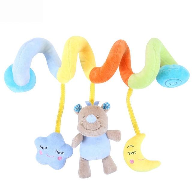 Baby Toys Fun Little Loud Bell Baby Ball Rattles Toy Develop Baby Intelligence Grasping Toy HandBell Rattle Toys For Baby/Infant AExp