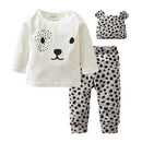 Baby Unisex Bear Outfit-White-3M-JadeMoghul Inc.