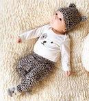 Baby Unisex Bear Outfit-White-3M-JadeMoghul Inc.