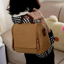 Bags for Women 2018 New Collection PU Leather Crown Shoulders Doulber Zipper Messenger Bag Elegant Ladies Evening Party Bag-Khaki-JadeMoghul Inc.