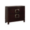 Balfour Transitional Night Stand In Brown Cherry Finish-Nightstands and Bedside Tables-Brown Cherry-Solid Wood Wood Veneer & Others-JadeMoghul Inc.