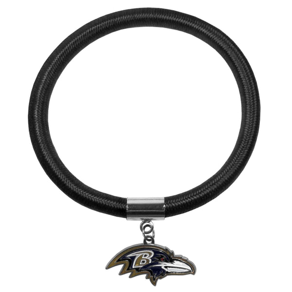 Baltimore Ravens Color Cord Bracelet-Jewelry & Accessories-JadeMoghul Inc.