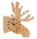 Bamboo Moose Wall Clock-BAMBOO-JadeMoghul Inc.