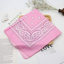 Bandana kerchief Unisex Hip Hop Black Hair Band Neck Scarf Sports Headwear Wrist Wraps Head Square Scarves Print Handkerchief AExp