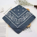 Bandana kerchief Unisex Hip Hop Black Hair Band Neck Scarf Sports Headwear Wrist Wraps Head Square Scarves Print Handkerchief JadeMoghul Inc.