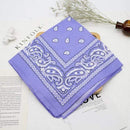 Bandana kerchief Unisex Hip Hop Black Hair Band Neck Scarf Sports Headwear Wrist Wraps Head Square Scarves Print Handkerchief JadeMoghul Inc.
