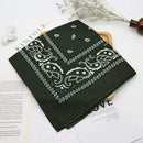 Bandana kerchief Unisex Hip Hop Black Hair Band Neck Scarf Sports Headwear Wrist Wraps Head Square Scarves Print Handkerchief JadeMoghul Inc.