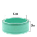 Bangle Bracelets VL044 Resin Bangle with Synthetic in Emerald