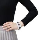 Bangle Charm Bracelets LO4330 Rhodium Brass Bangle with AAA Grade CZ