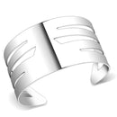 Bangles LO4659 Matte Rhodium & Rhodium Stainless Steel Bangle