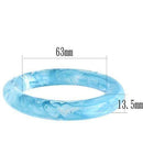 Bangles VL052 Resin Bangle in Capri Blue