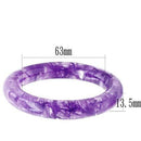 Bangles VL054 Resin Bangle in Amethyst