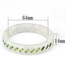Bangles VL093 Resin Bangle with Top Grade Crystal in Peridot