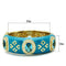 Gold Bangle Bracelet LO2250 Gold Brass Bangle with Synthetic