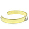 Gold Bangle Bracelet LO2570 Gold+Rhodium White Metal Bangle with Crystal