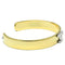 Bangle Gold Bangle Bracelet LO2589 Gold+Rhodium White Metal Bangle with Crystal Alamode Fashion Jewelry Outlet