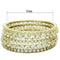 Gold Bangle Bracelet LO2617 Gold Brass Bangle with Top Grade Crystal