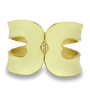 Gold Bangles Design LO2122 Flash Gold White Metal Bangle
