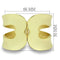 Gold Bangles Design LO2122 Flash Gold White Metal Bangle