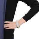 Gold Bangles LO4301 Flash Gold Brass Bangle with Top Grade Crystal