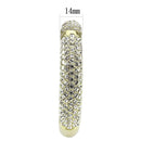 Gold Bangles LO4311 Flash Gold Brass Bangle with Top Grade Crystal