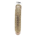 Gold Bangles LO4313 Flash Rose Gold Brass Bangle with Top Grade Crystal