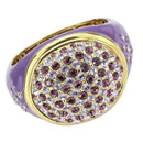 Gold Bangles LO4326 Gold Brass Bangle with Top Grade Crystal