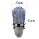 Bangle Pandora Bangle Bracelet LO4283 TIN Cobalt Brass Bangle with Crystal Alamode Fashion Jewelry Outlet