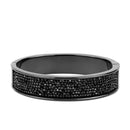 Bangle Pandora Bangle Bracelet LO4286 Black - Brass Bangle with Top Grade Crystal Alamode Fashion Jewelry Outlet