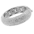 Bangle Pandora Bangle Bracelet LO4302 Rhodium Brass Bangle with Top Grade Crystal Alamode Fashion Jewelry Outlet