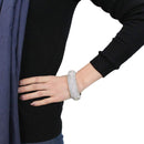 Bangle Pandora Bangle Bracelet LO4302 Rhodium Brass Bangle with Top Grade Crystal Alamode Fashion Jewelry Outlet