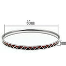 Pandora Bangle TK529 Stainless Steel Bangle with Epoxy in Siam