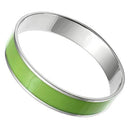 Pandora Bangle TK531 Stainless Steel Bangle with Epoxy in Emerald