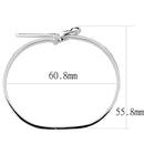 Tiffany Bangle 3W1409 Rhodium Brass Bangle