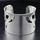 Bangle Tiffany Bangle LO1951 Rhodium Brass Bangle Alamode Fashion Jewelry Outlet