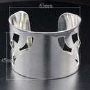 Bangle Tiffany Bangle LO1951 Rhodium Brass Bangle Alamode Fashion Jewelry Outlet