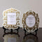 Baroque Paper Frames with Table Easel - Large Black And White (Pack of 2)-Table Planning Accessories-JadeMoghul Inc.