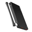 Baseus 20000mAh Power Bank Quick Charge 3.0 LCD Powerbank QC3.0 Dual USB External Battery Charger Fast 20000 mAh Poverbank-China-Black-JadeMoghul Inc.
