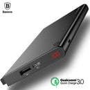 Baseus 20000mAh Power Bank Quick Charge 3.0 LCD Powerbank QC3.0 Dual USB External Battery Charger Fast 20000 mAh Poverbank-China-Black-JadeMoghul Inc.
