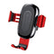 Baseus Car Mount Qi Wireless Charger For iPhone XS Max X XR 8 Fast Wireless Charging Car Phone Holder For Samsung Note 9 S9 S8-China-Red-JadeMoghul Inc.